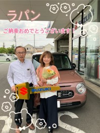 ラパンご納車おめでとうございます！